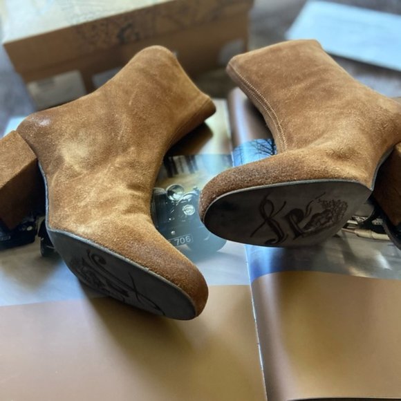 Free People Cecile Block Heel Bootie - Picture 12 of 13